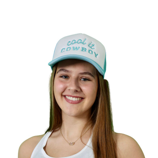 Light Blue Cool It Cowboy Hat