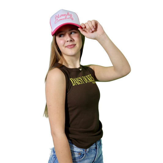 Brown Daisy Dukes Tank