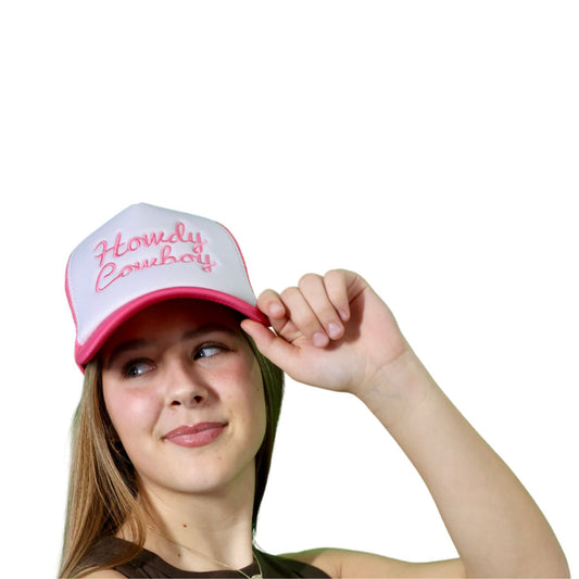 Pink Howdy Cowboy Hat