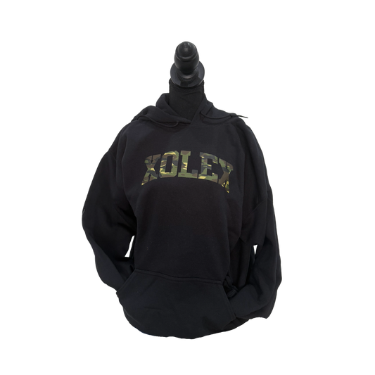 Black Hoodie XOLEX camo