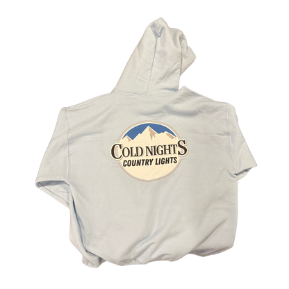 light blue Cold Nights Hoodie