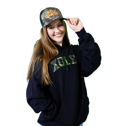 Black Hoodie XOLEX camo