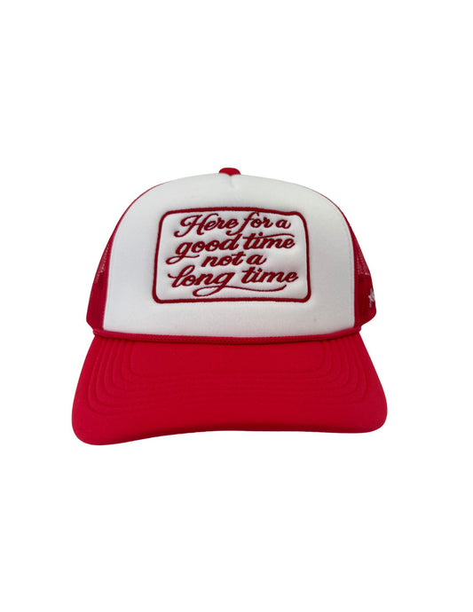 Red Good Time Hat