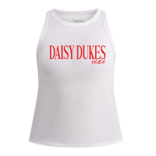 White Daisy Dukes Tank